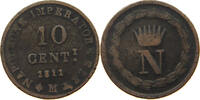 ITALY STATES NAPOLEON I. 10 CENTESIMI Napoleon I. (1804-1814, 1815) -