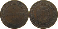 ITALY STATES TUSCANY 2 CENTESIMI -