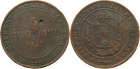 ITALY STATES TUSCANY 5 CENTESIMI Vittorio Emanuele II. -
