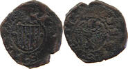 ITALY STATES SICILY DENARO ALFONSO ARAGON 1416-1458 -