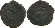ITALY STATES SICILY DENARO ALFONSO ARAGON 1416-1458 -