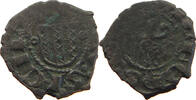 ITALY STATES SICILY DENARO ALFONSO ARAGON 1416-1458 -