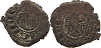 ITALY STATES SICILY DENARO ALFONSO ARAGON 1416-1458 -
