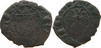 ITALY STATES SICILY DENARO ALFONSO ARAGON 1416-1458 -