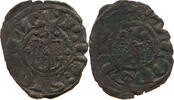 ITALY STATES SICILY DENARO ALFONSO ARAGON 1416-1458 -