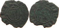 ITALY STATES SICILY DENARO ALFONSO ARAGON 1416-1458 -