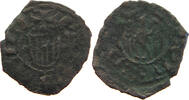 ITALY STATES SICILY DENARO ALFONSO ARAGON 1416-1458 -