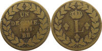 FRANCE DECIME LOUIS XVIII. (1814, 1815-1824) -