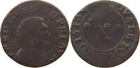 FRANCE ORANGE DOUBLE TOURNOIS Frederic Henri de Nassau, 1625-1647 -