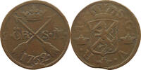 SWEDEN 2 ÖRE Adolf Friedrich (1751-1771) -