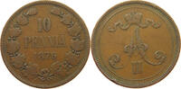 FINLAND 10 PENNIÄ Alexander II (1855-1881) -