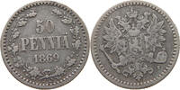 FINLAND 50 PENNIÄ Alexander II (1855-1881) RARE -