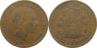 SPAIN 10 CENTIMOS Alfonso XII. (1874–1885) -