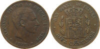 SPAIN 10 CENTIMOS Alfonso XII. (1874–1885) -