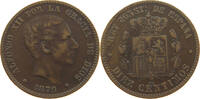 SPAIN 10 CENTIMOS Alfonso XII. (1874–1885) -