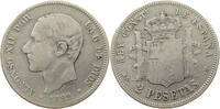 SPAIN 2 PESETAS Alfonso XII. (1874–1885) -