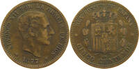 SPAIN 5 CENTIMOS Alfonso XII. (1874–1885) -