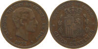 SPAIN 5 CENTIMOS Alfonso XII. (1874–1885) -