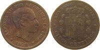 SPAIN 5 CENTIMOS Alfonso XII. (1874–1885) -