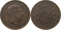 SPAIN 5 CENTIMOS Alfonso XII. (1874–1885) -