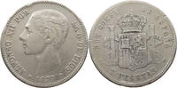 SPAIN 5 PESETAS Alfonso XII. (1874–1885) -