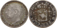 SPAIN 50 CENTIMOS Alfonso XII. (1874–1885) -