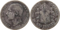 SPAIN PESETA Alfonso XII. (1874–1885) -