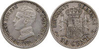 SPAIN 50 CENTIMOS Alfonso XIII. (1886–1941) -