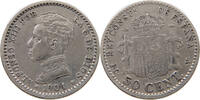 SPAIN 50 CENTIMOS Alfonso XIII. (1886–1941) -