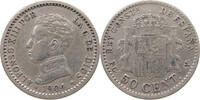 SPAIN 50 CENTIMOS Alfonso XIII. (1886–1941) -