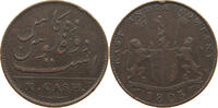 INDIA BRITISH MADRAS 10 CASH 1803 GEORGE III. 1760-1820 SS
