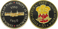 SOUTH AFRICA 5 SHILLINGS Elizabeth II. (1952-2022) ENAMELED -