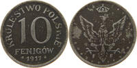 GEPLANTES KÖNIGREICH POLEN 10 FENIGOW Das geplante Königreich Polen 1914-1918. -