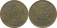 GEPLANTES KÖNIGREICH POLEN 10 FENIGOW Das geplante Königreich Polen 1914-1918. -