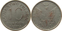 GEPLANTES KÖNIGREICH POLEN 10 FENIGOW Das geplante Königreich Polen 1914-1918. -