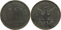 GEPLANTES KÖNIGREICH POLEN 10 FENIGOW Das geplante Königreich Polen 1914-1918. -