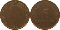 LUXEMBOURG 5 CENTIMES Charlotte (1919-1964) -