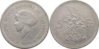 LUXEMBOURG 5 FRANCS Charlotte (1919-1964) -