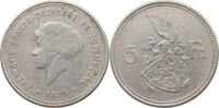LUXEMBOURG 5 FRANCS Charlotte (1919-1964) -