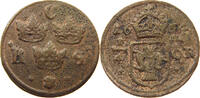 SWEDEN 1/4 ÖRE Christina (1632-1654) -