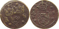 SWEDEN 1/4 ÖRE Christina (1632-1654) -