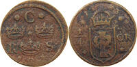 SWEDEN 1/4 ÖRE Christina (1632-1654) -