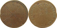 SWEDEN 1/2 SKILLING Karl XIV. Johann (1818-1844) -