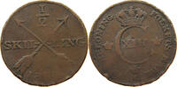 SWEDEN 1/2 SKILLING Karl XIV. Johann (1818-1844) -