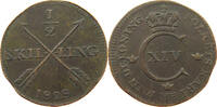 SWEDEN 1/2 SKILLING Karl XIV. Johann (1818-1844) -
