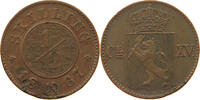NORWAY 1/2 SKILLING Karl XV. (1859-1872) -