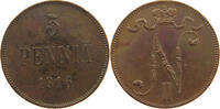 FINLAND 5 PENNIÄ Nikolaus II. (1894-1917) -