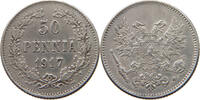 FINLAND 50 PENNIÄ Nikolaus II. (1894-1917) -