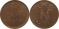 FINLAND PENNI Nikolaus II. (1894-1917) -