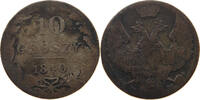 POLAND 10 GROSZY Nikolaus I. (1825-1855) -